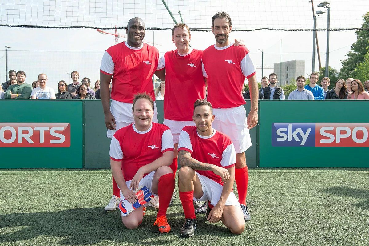 F1 Lewis Hamilton Arsenal