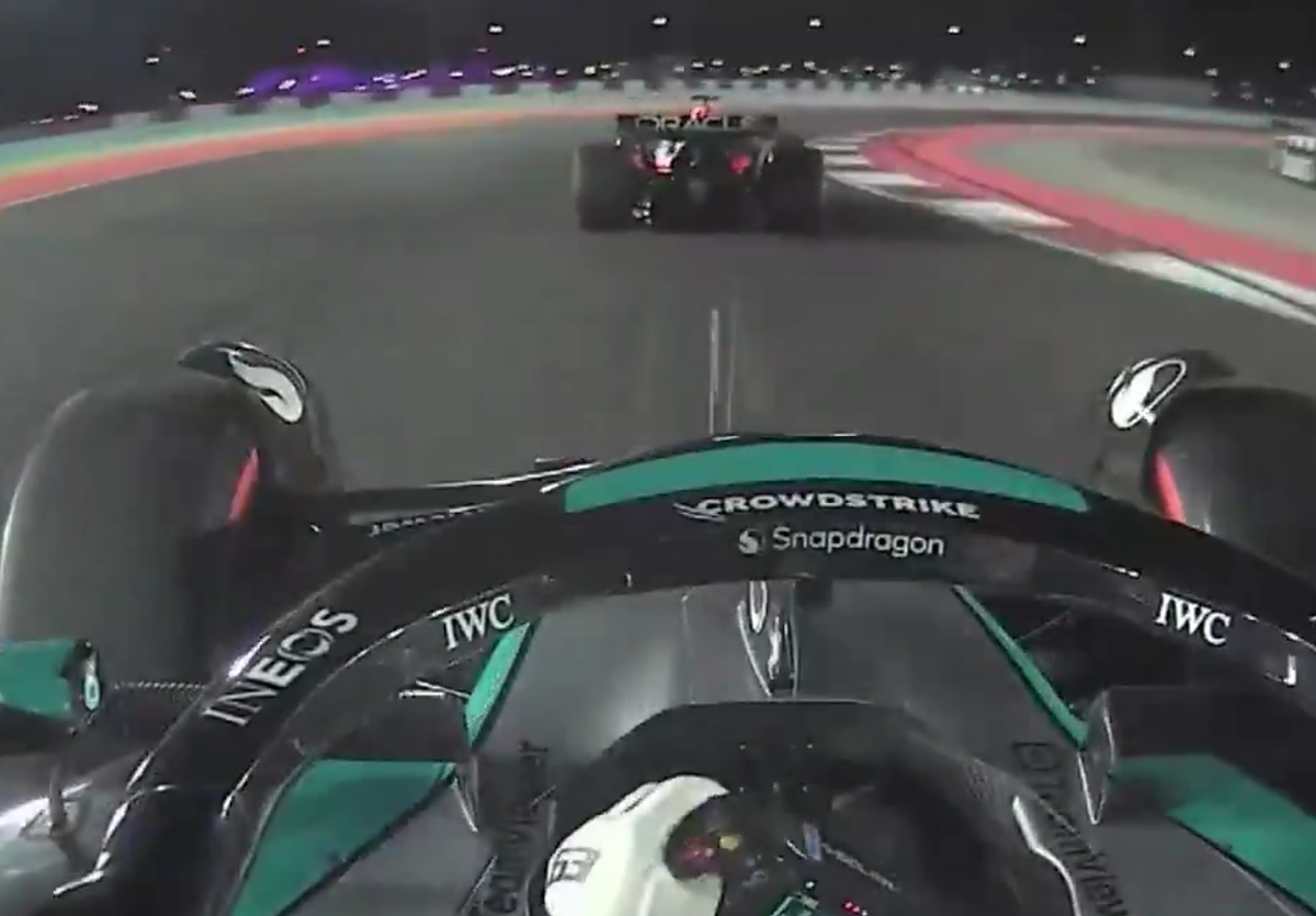 George Russell Max Verstappen F1