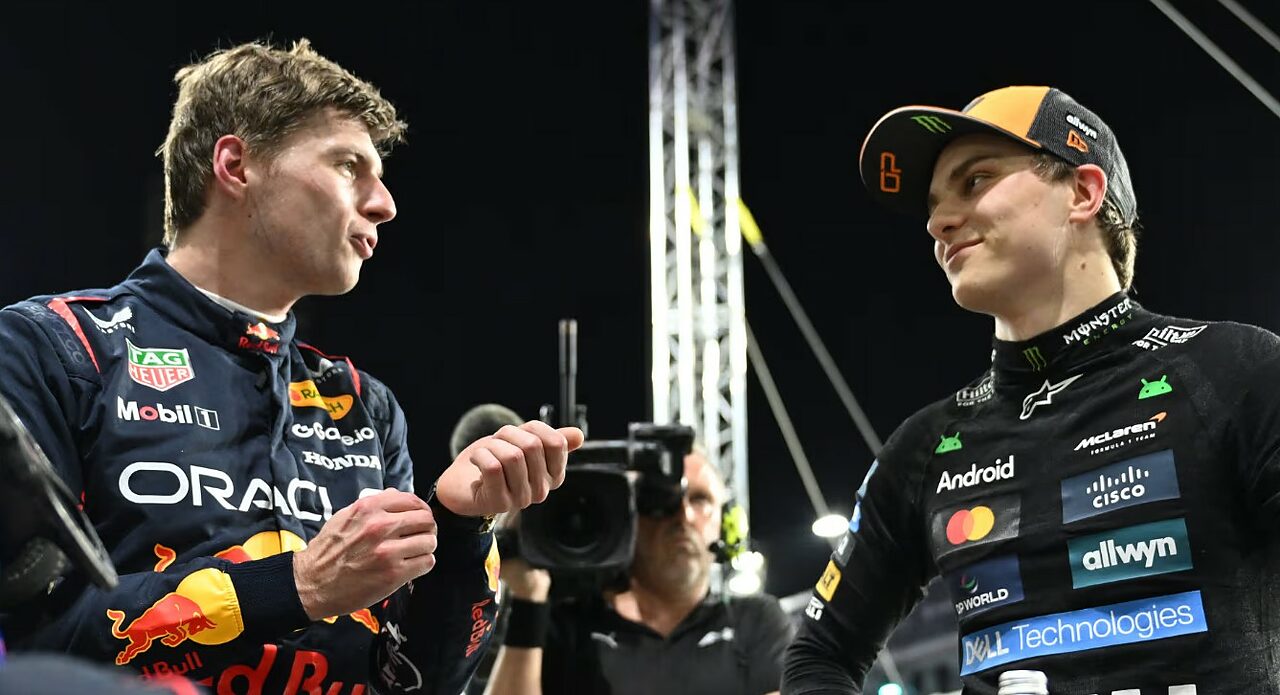 Oscar Piastri e Max Verstappen