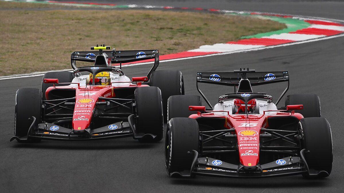 F1 Ferrari Charles Leclerc Lewis Hamilton