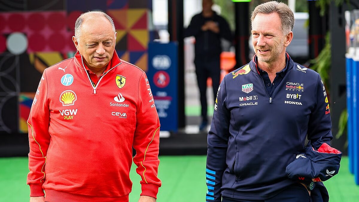 Toto Wolff Christian Horner F1