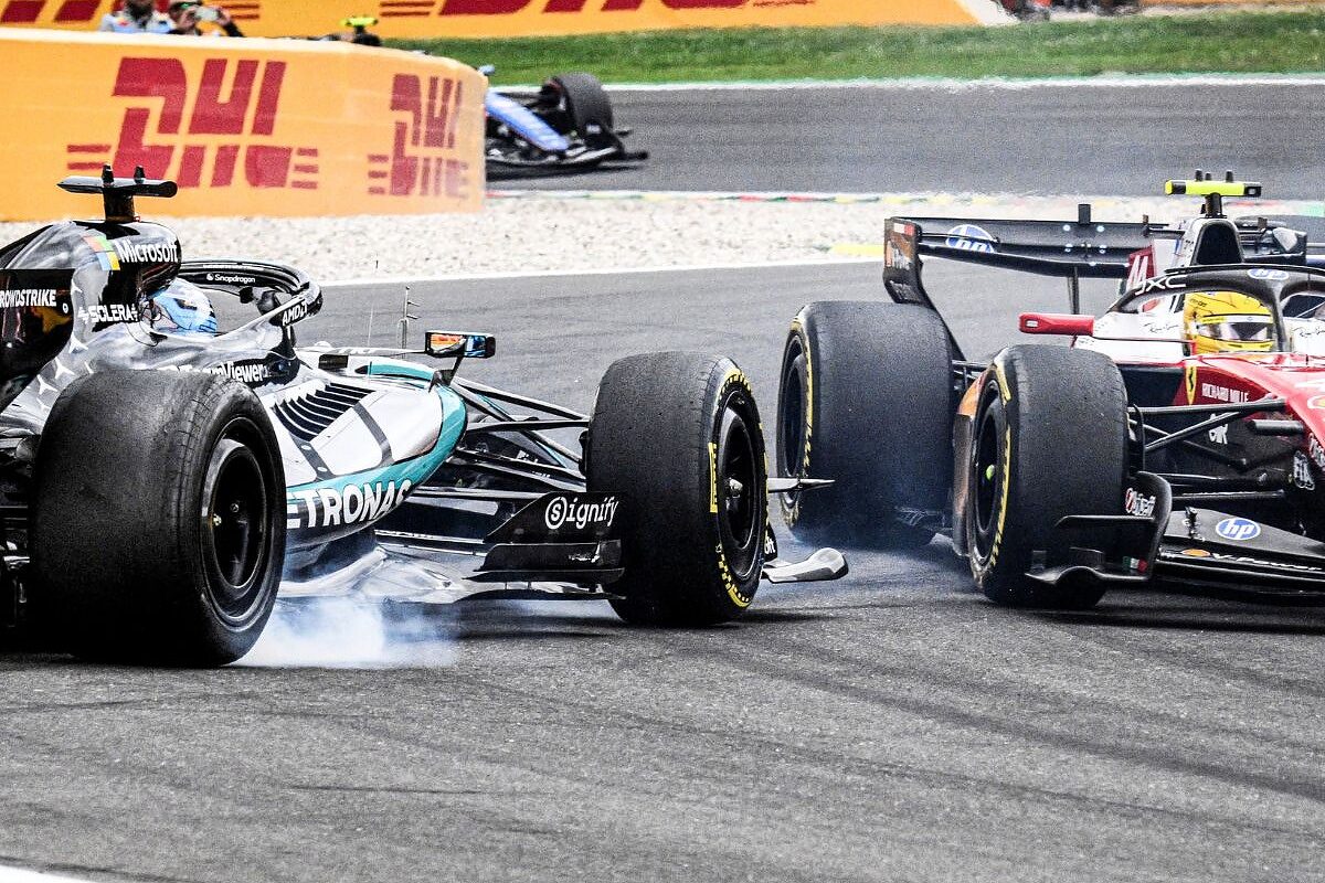 F1 GP Belgio George Russell Hamilton