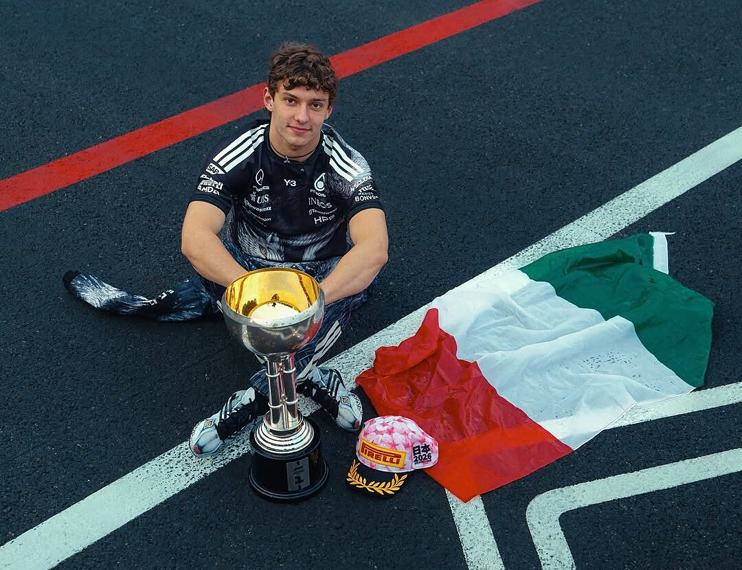Andrea Kimi antonelli al Gp del Giappone