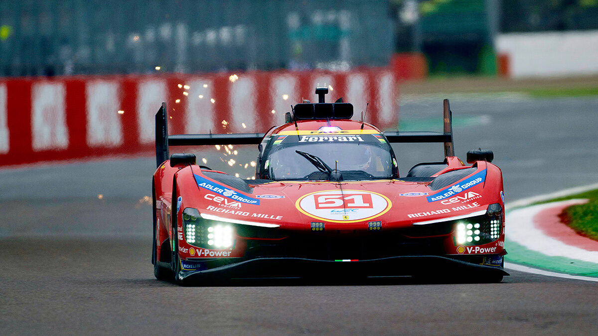 Ferrari 499p prologo Imola