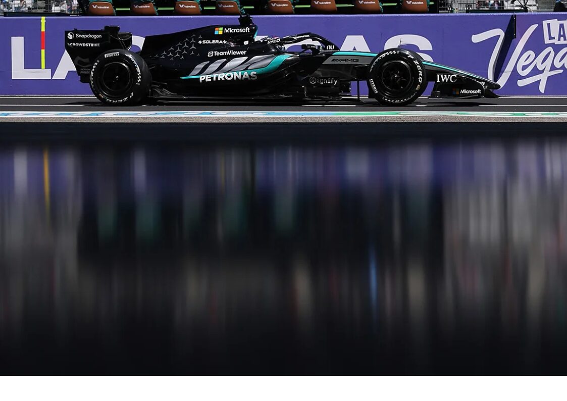Russell in pista a Suzuka