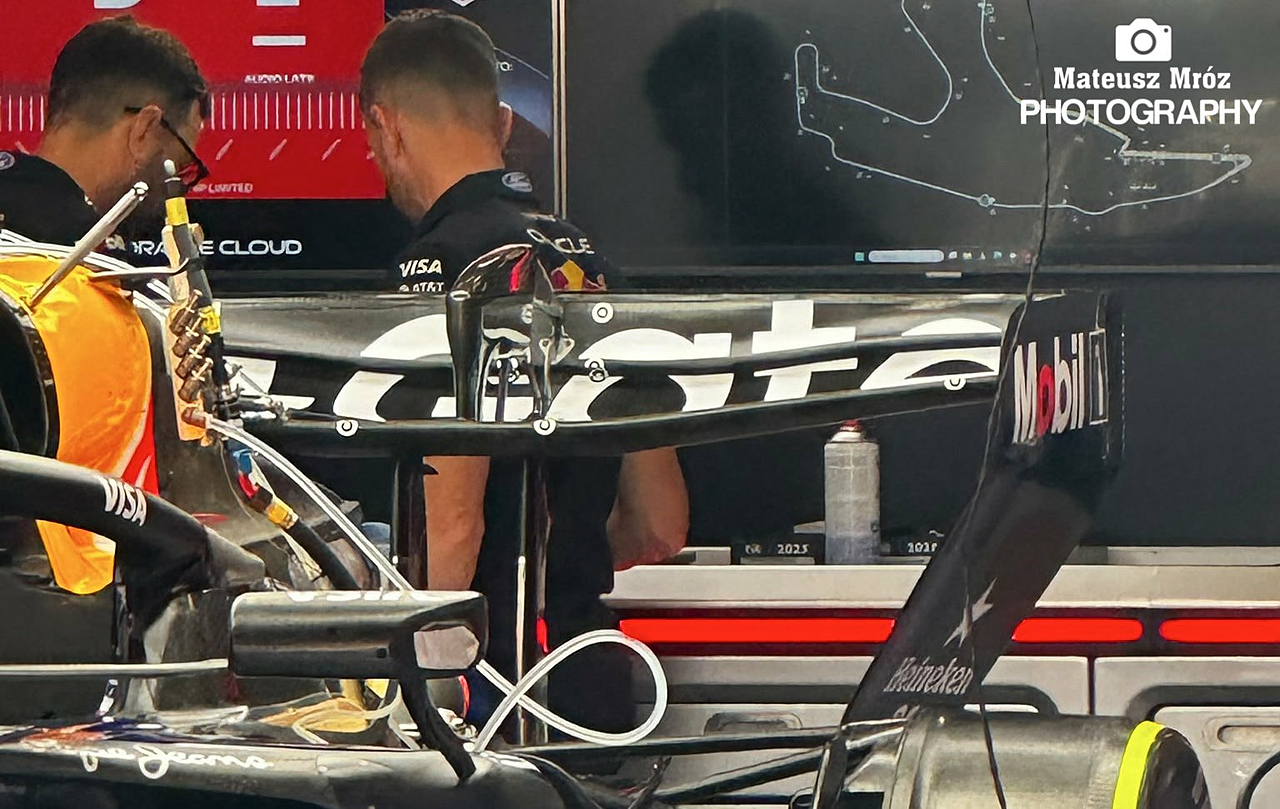 L'ala posteriore RedBull al GP del Belgio - crediti foto Mateusz Mróz