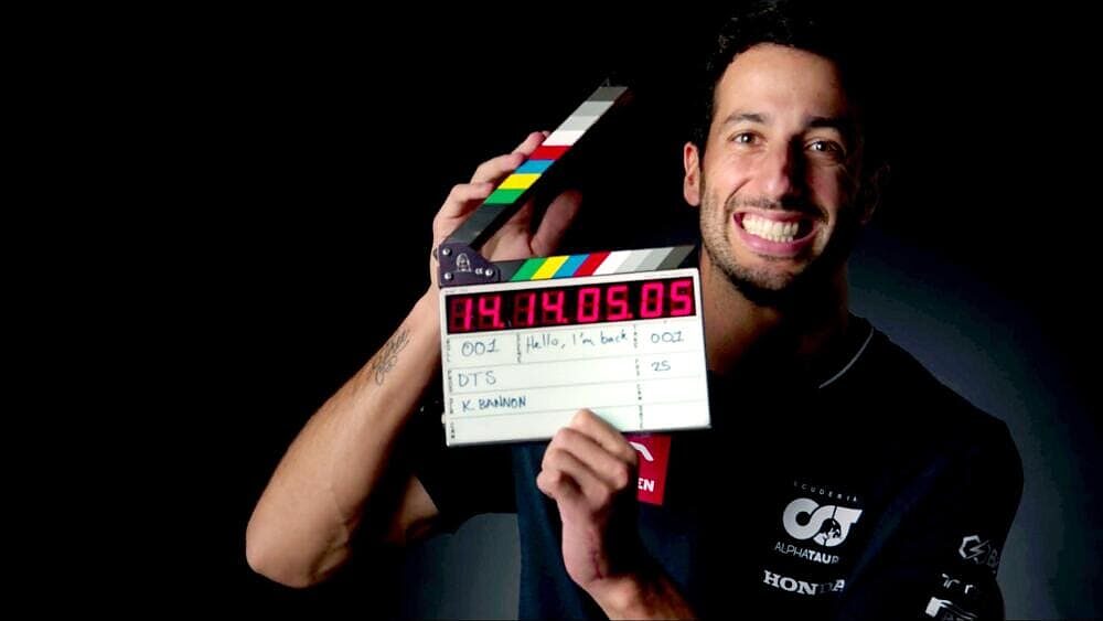 Daniel Ricciardo durante la sesta stagione di DTS