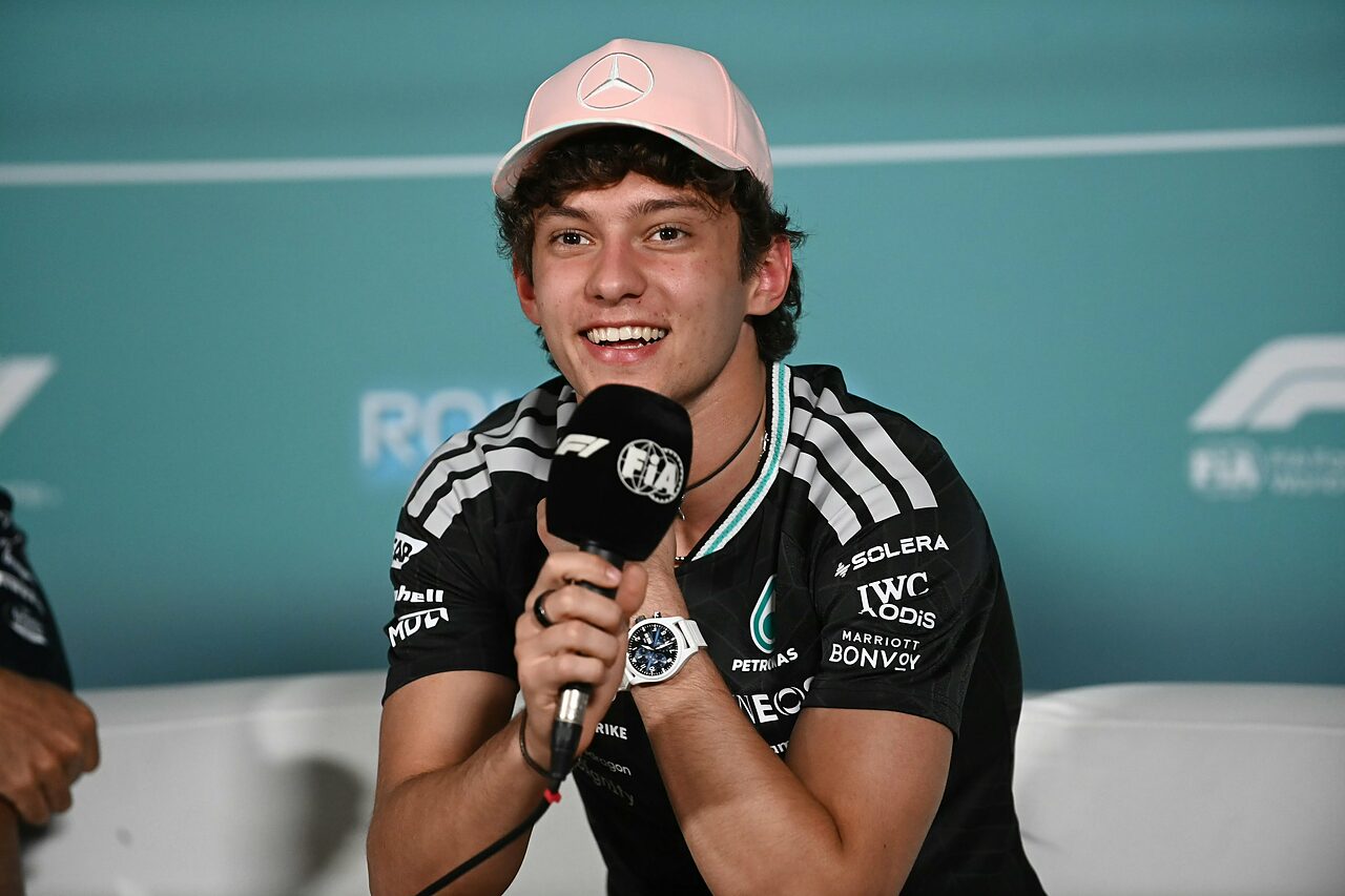 Antonelli al GP di Miami da leader: partenze, rivali e sfida con Russell