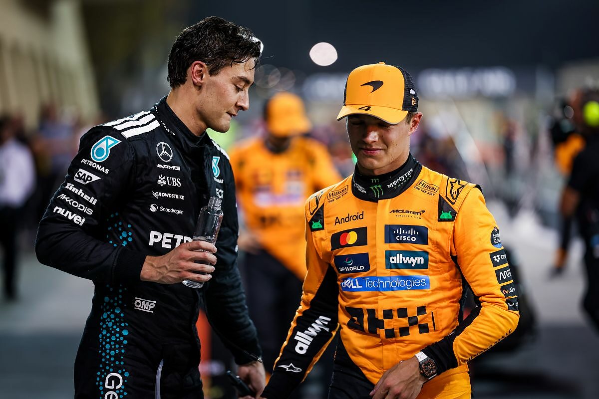 Red Bull Max Verstappen Norris Russell