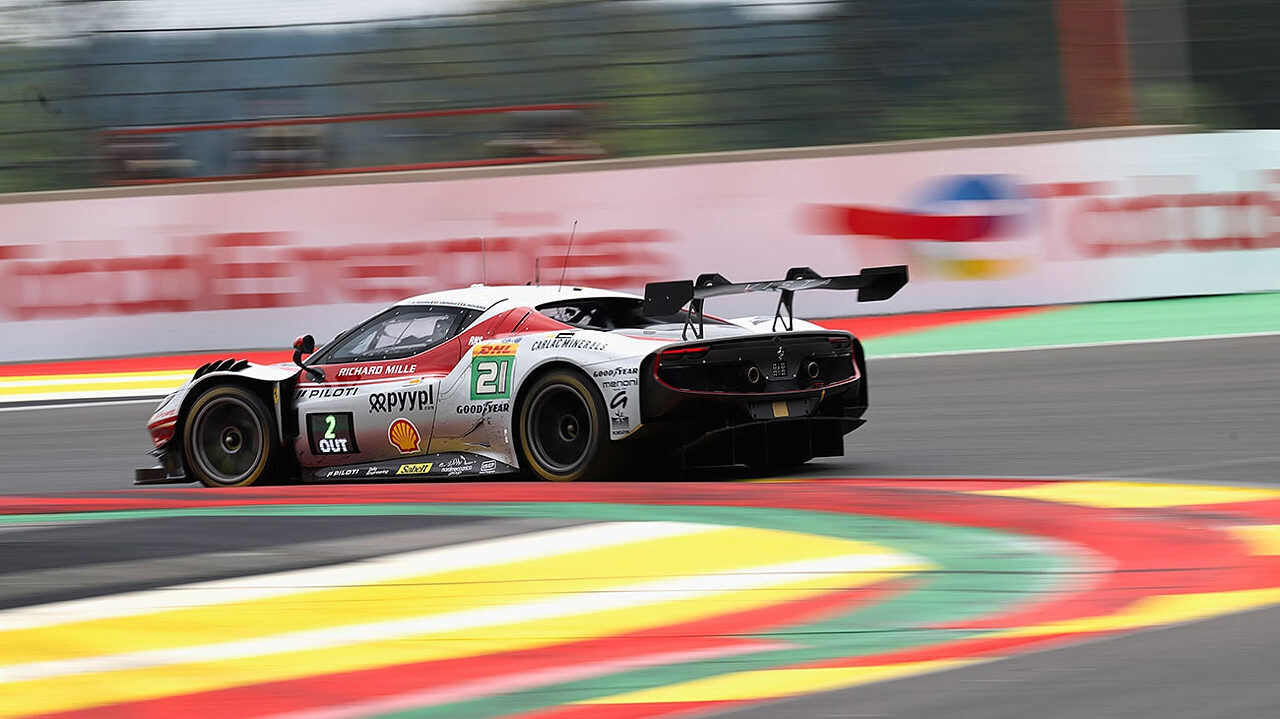 Ferrari 296 vincitrice 6 ore di Spa