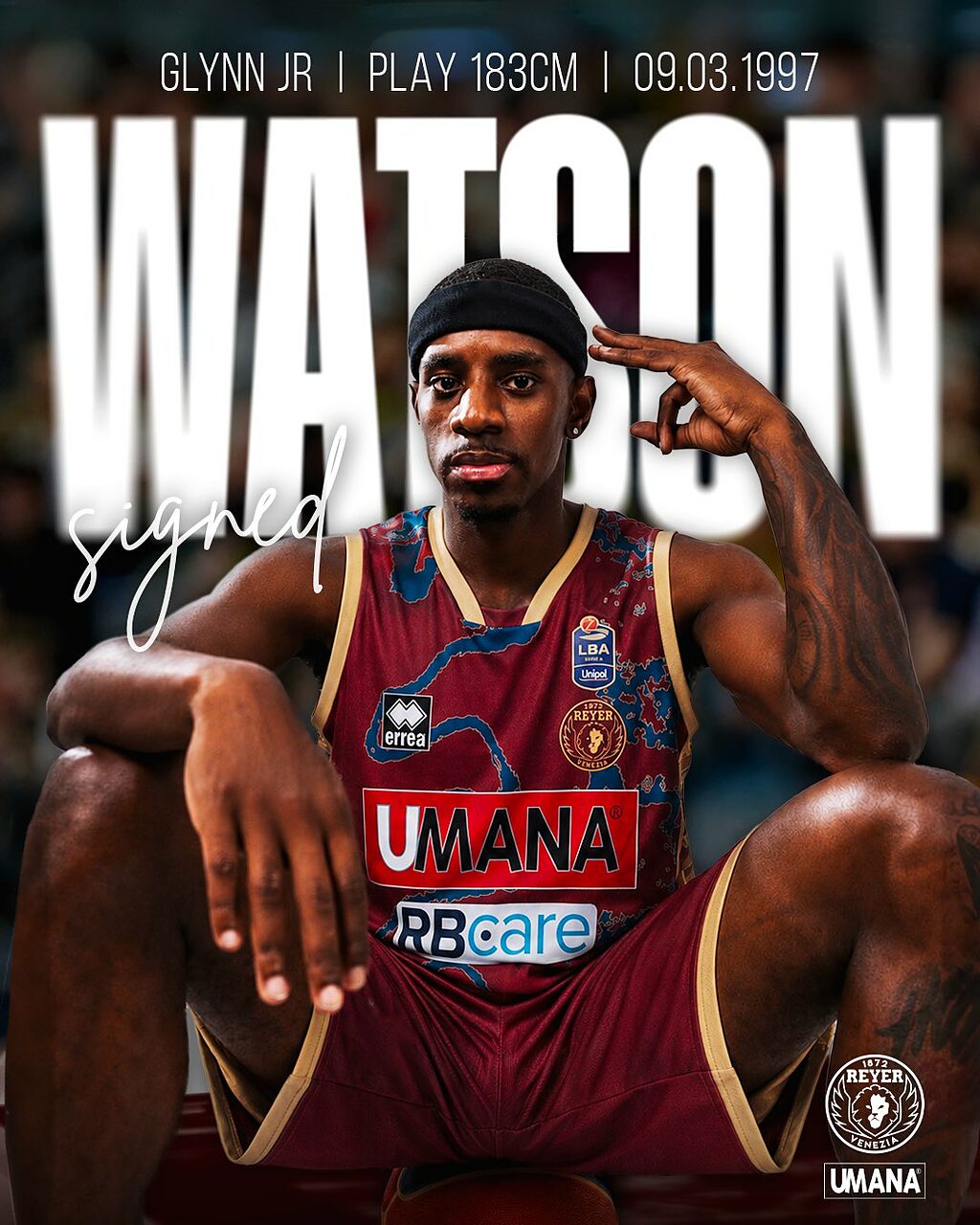 Colpo Glynn Watson per la Reyer