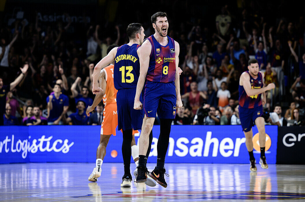 Dario Brizuela, uno degli ultimi baluardi blaugrana in finale