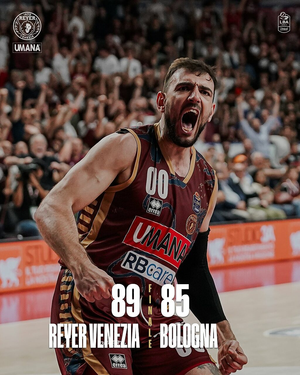 La Reyer batte la Virtus in G3