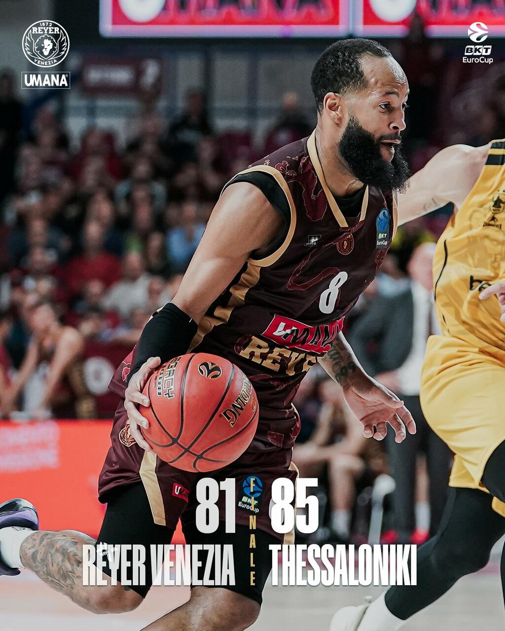 Reyer ko all'esordio