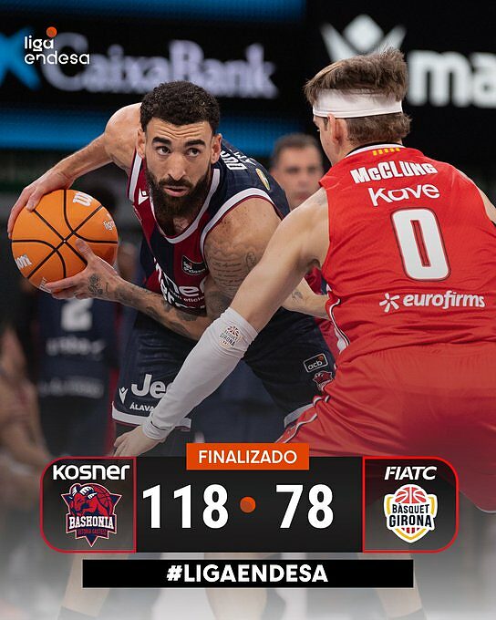 Il Baskonia travolge Girona