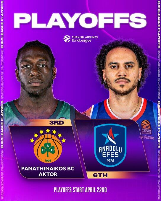 Panthinaikos v Efes, Playoff Eurolega