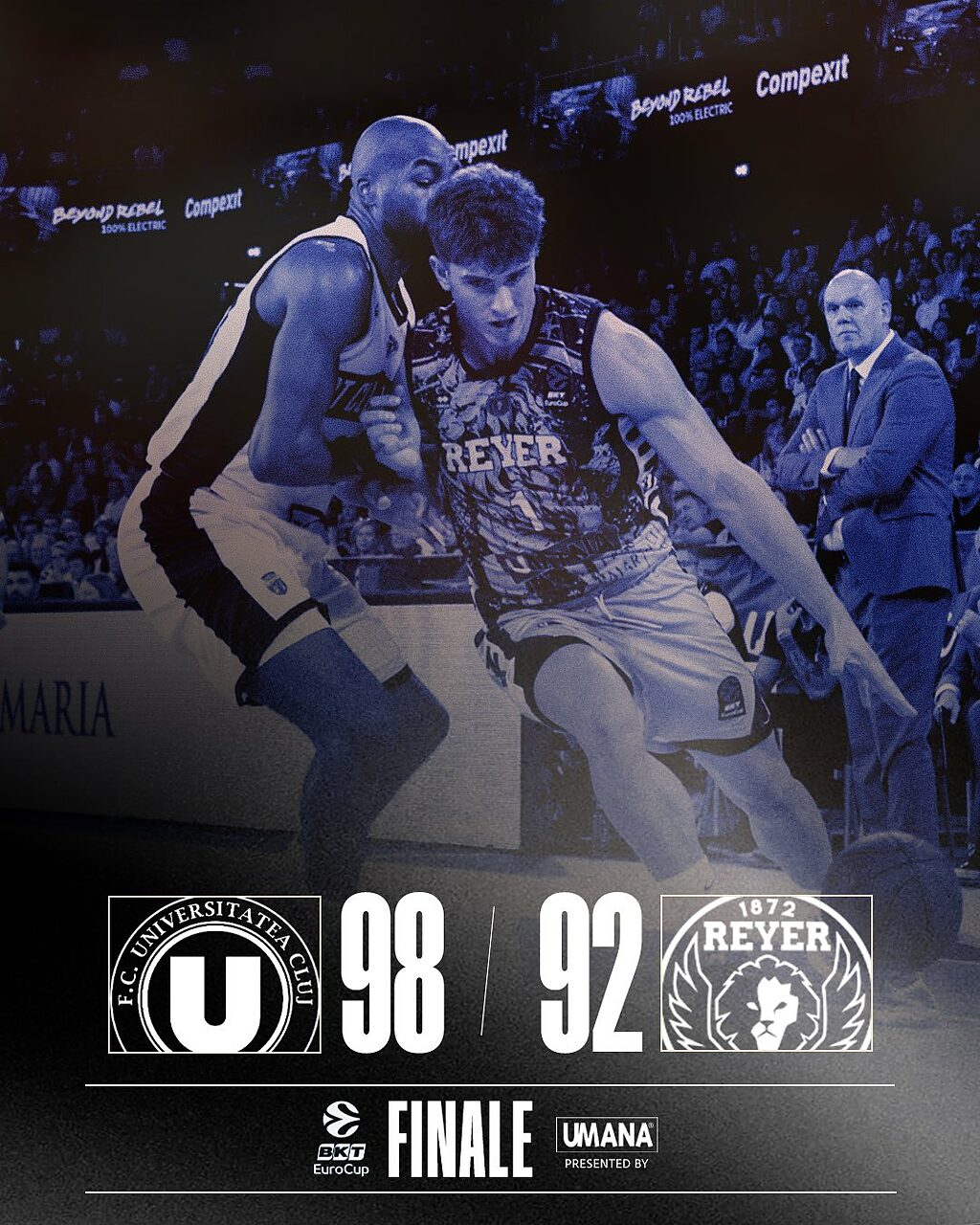 Cluj rimonta la Reyer