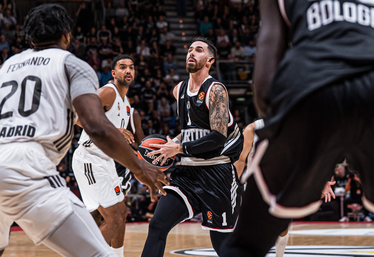 Luca Vildoza contro il Real Madrid in Eurolega