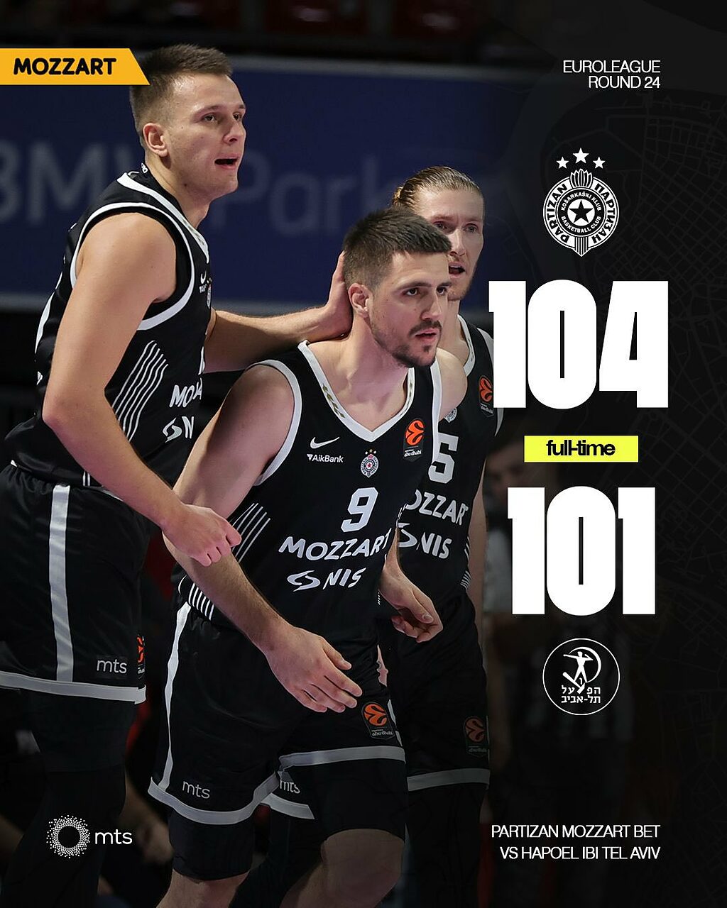 Grande rimonta del Partizan