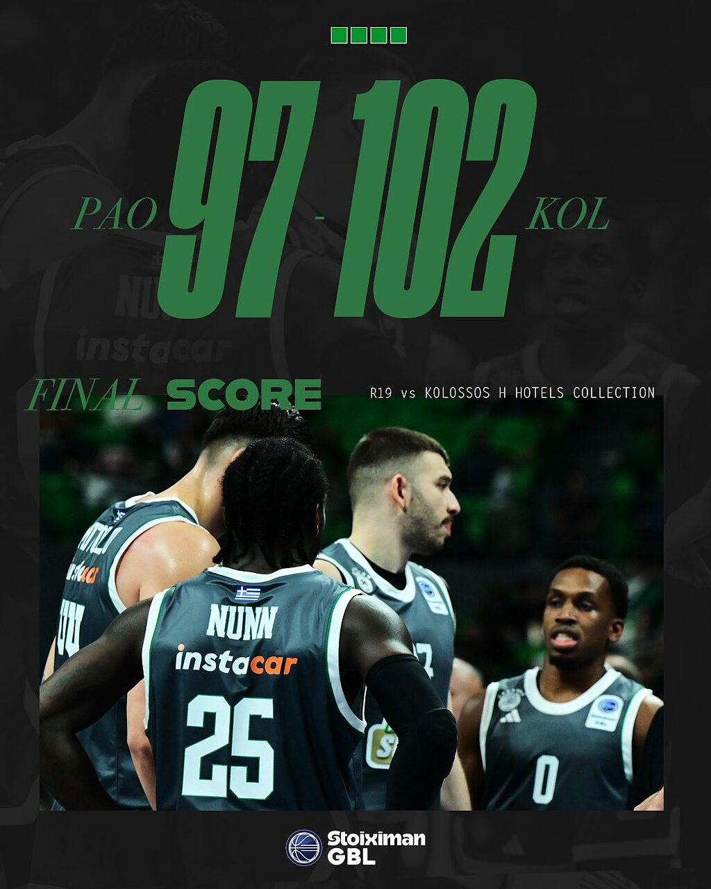 Panathinaikos - Kolossos Rhodes