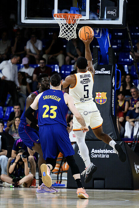 David De Julius, imprendibile per la fesa del Barça in gara 2