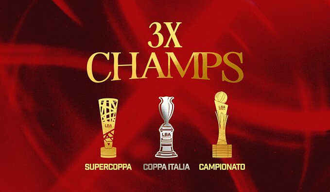 Primo triplete nazionale della storia per l'Olimpia, formato Baiesi-Poeta.