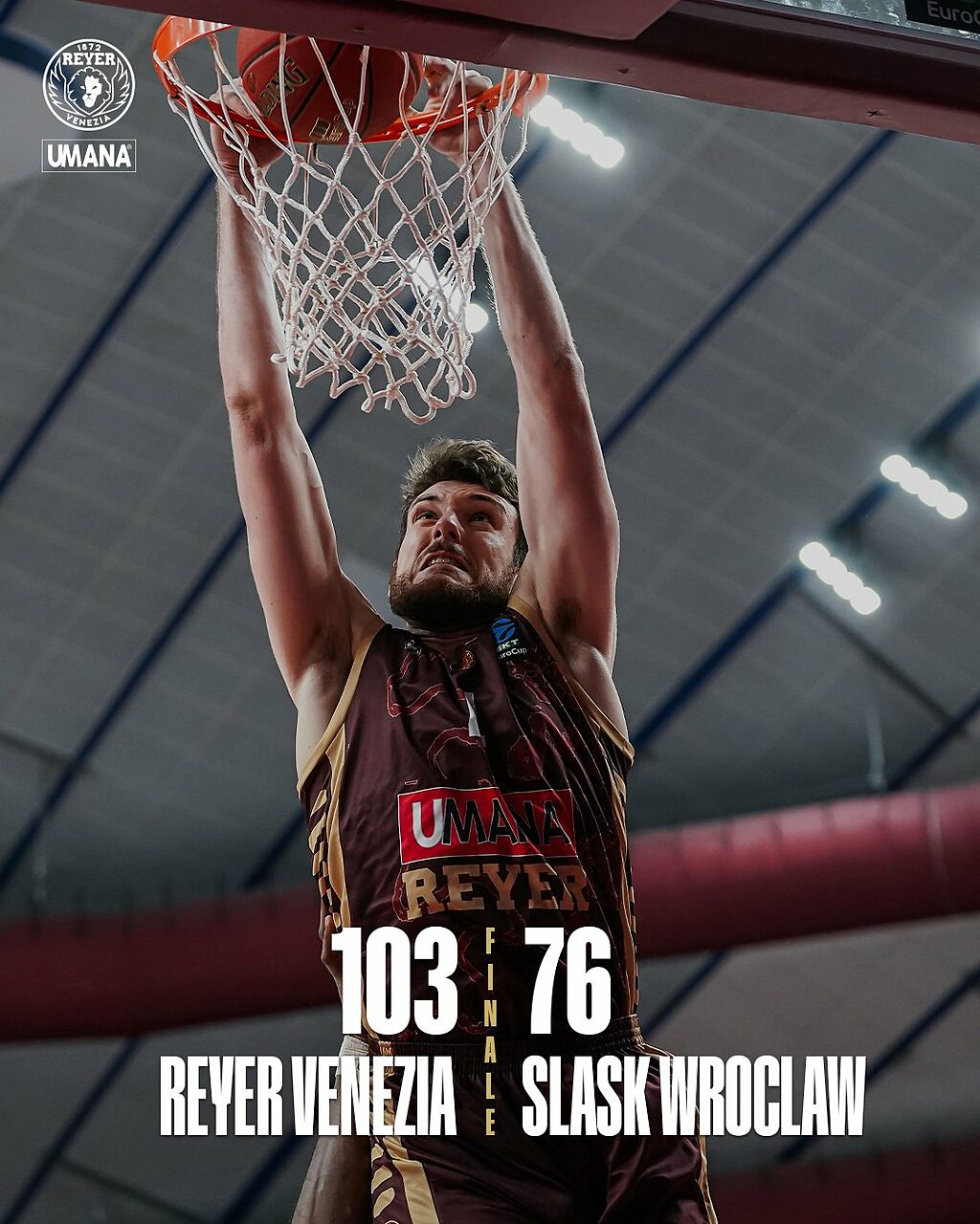 Successo agevole per la Reyer sullo Slask