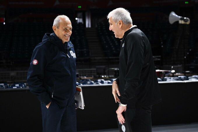 Messina ed Obradovic, che sala stampa dopo Partizan-Olimpia!