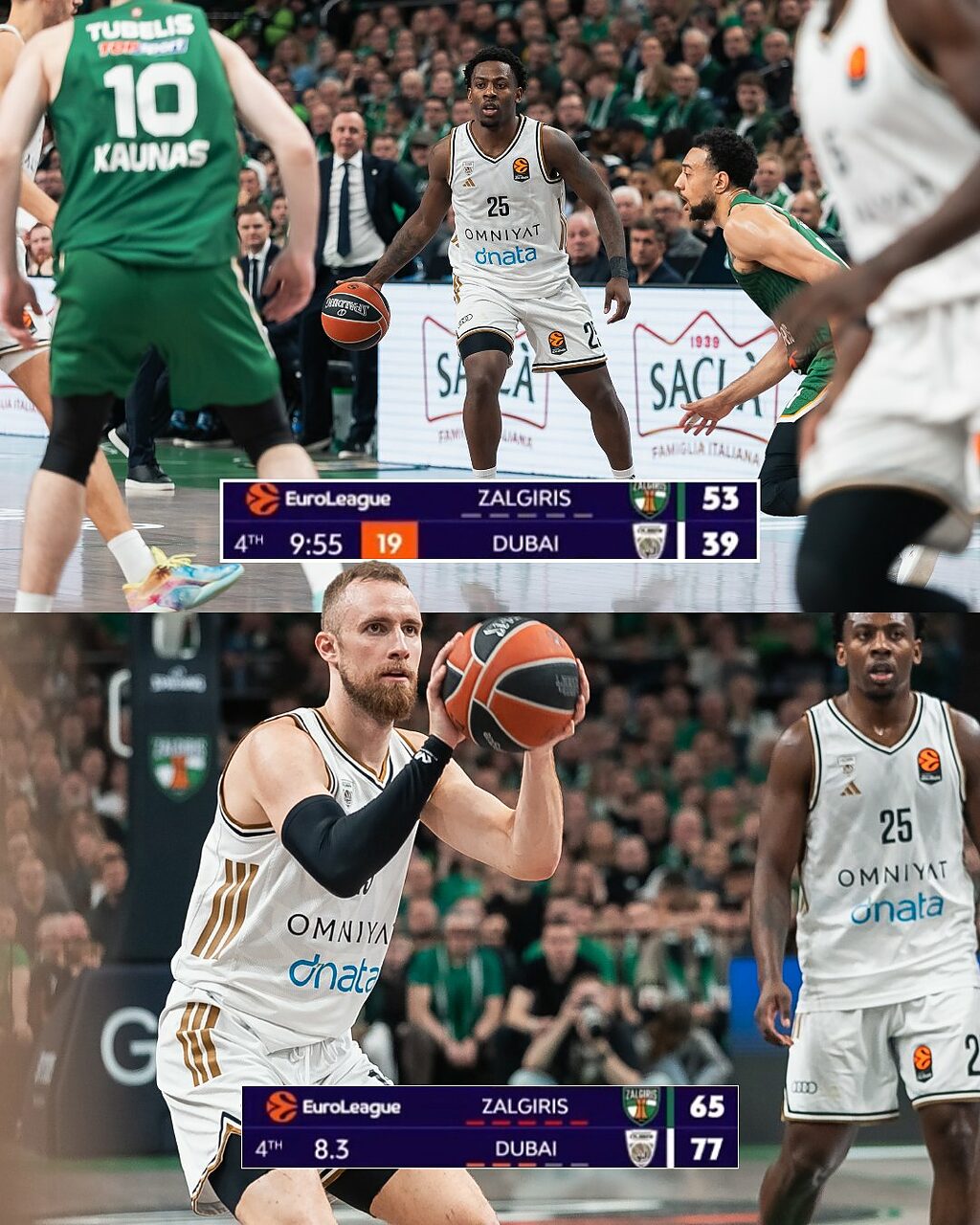 Dubai rimonta da -15 al 30'