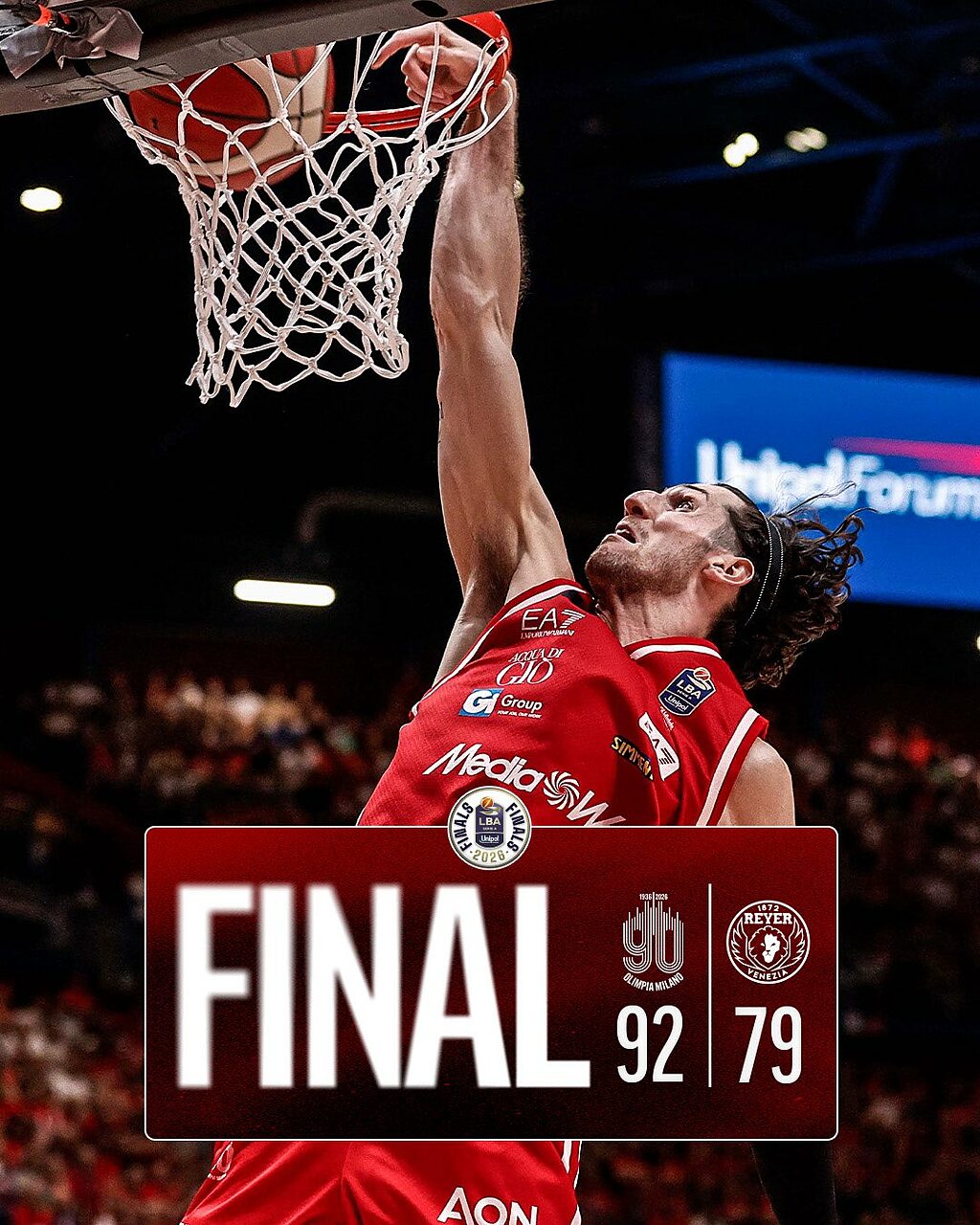 Milano batte la Reyer e fa 2-0