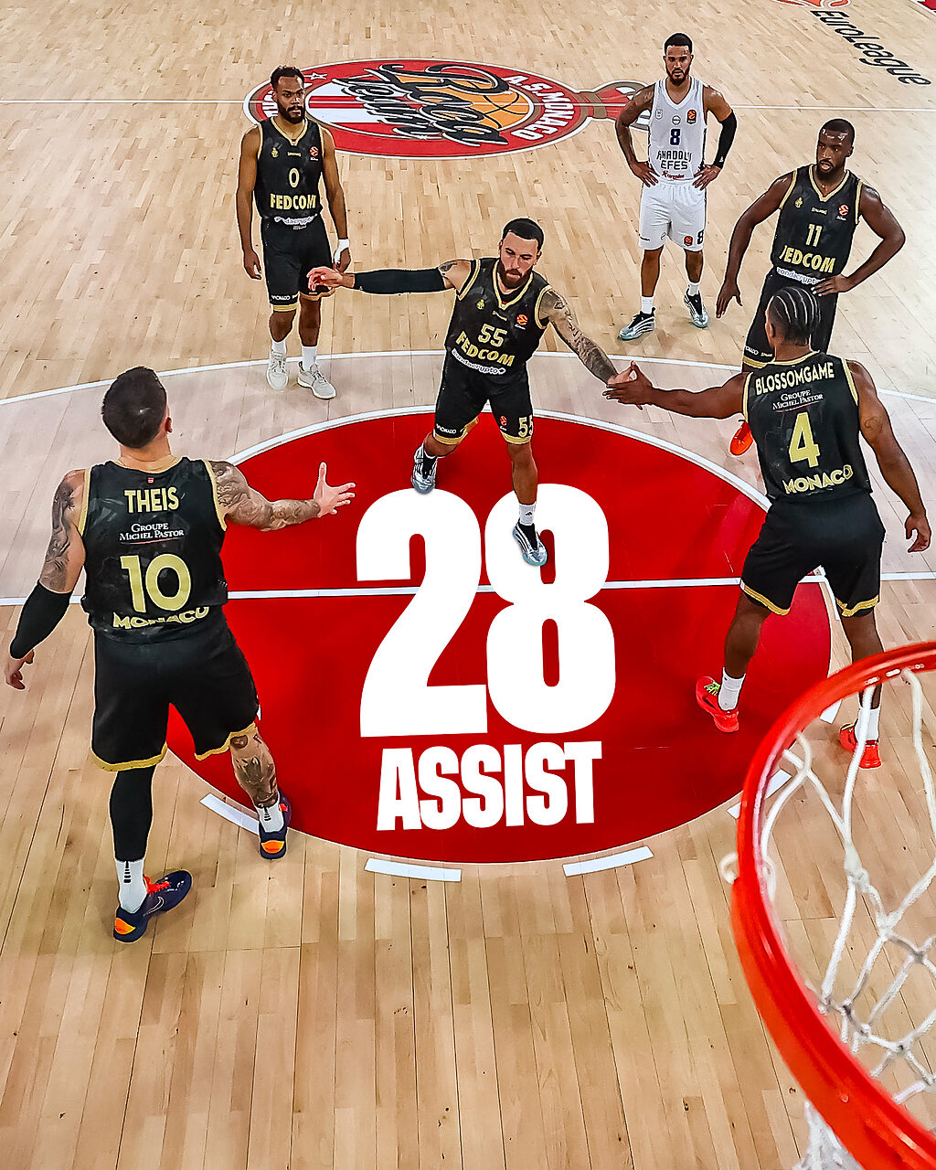 AS Monaco con una grande prova di squadra