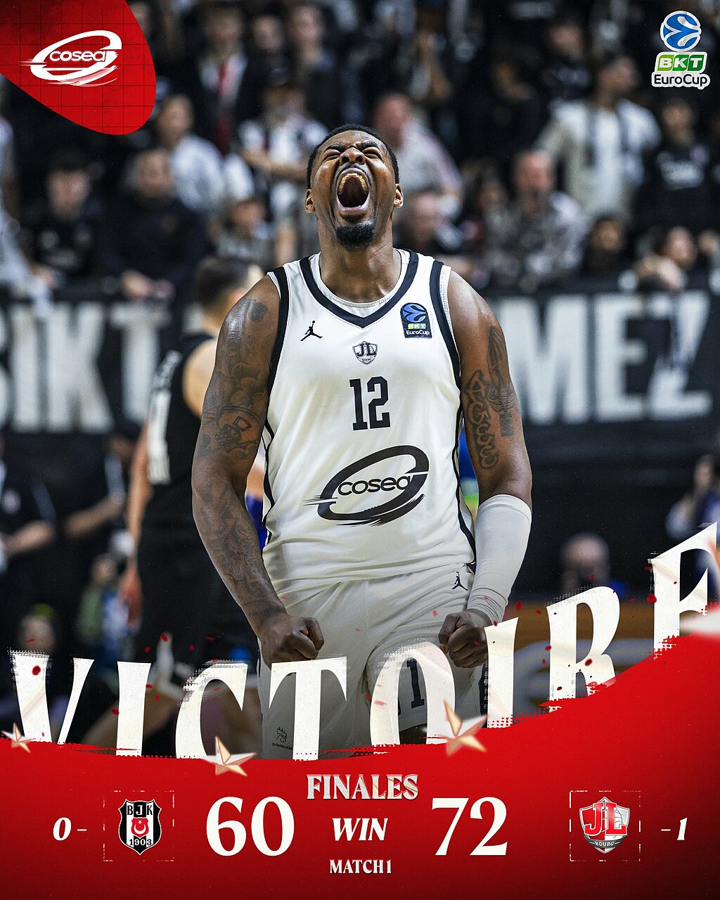 Bourg vince G1 in trasferta