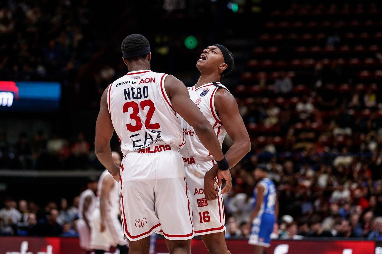 Esultanza di Josh Nebo e Zach Leday