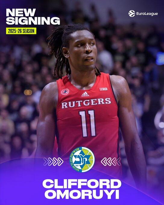 Omoruyi Firma del Maccabi