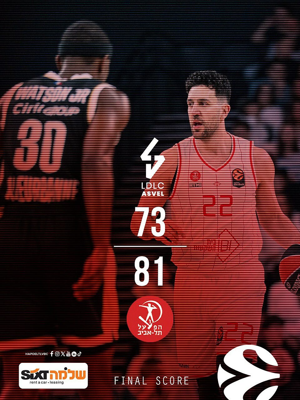 Successo Hapoel in Francia