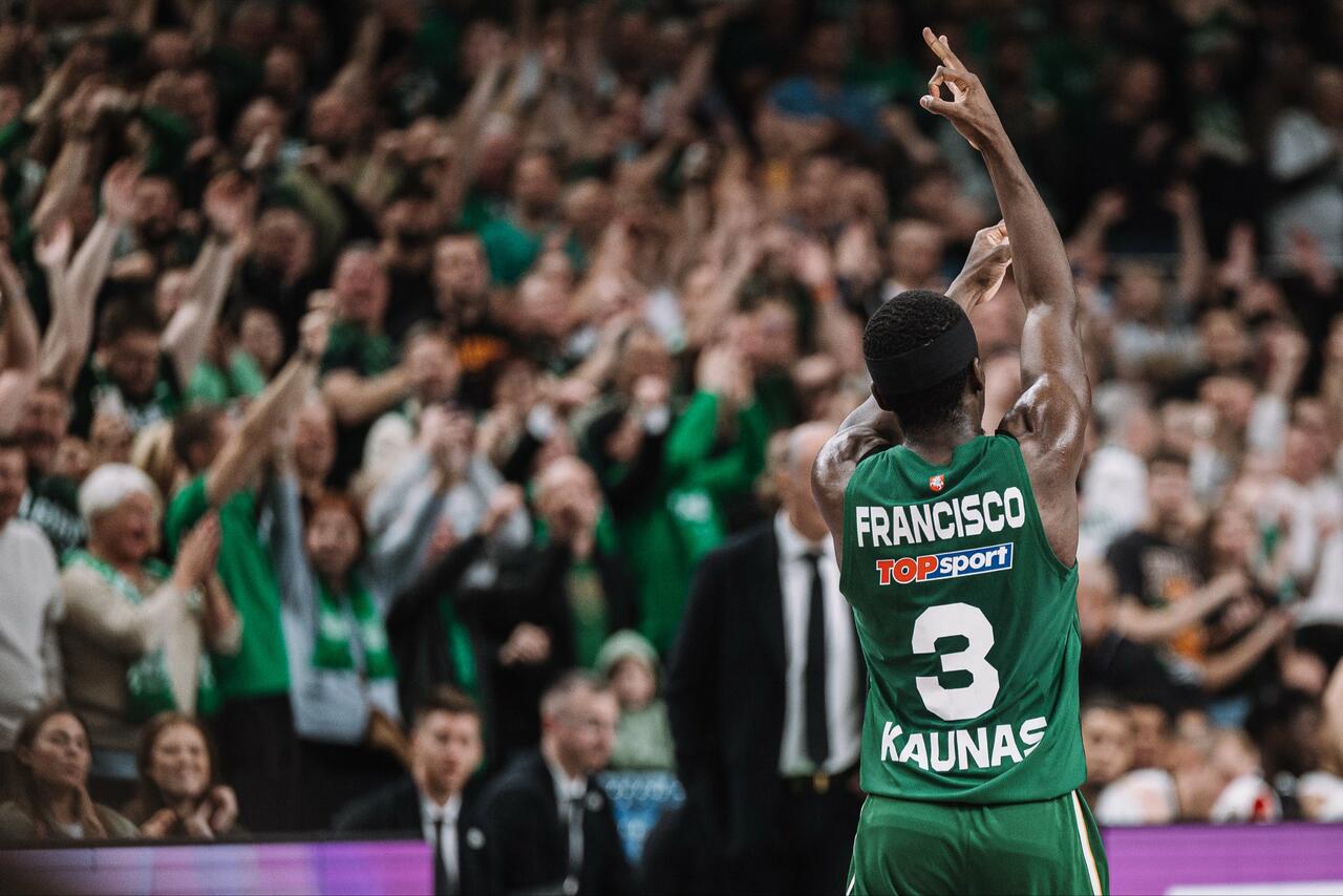 Sylvain Francisco in azione con lo Zalgiris