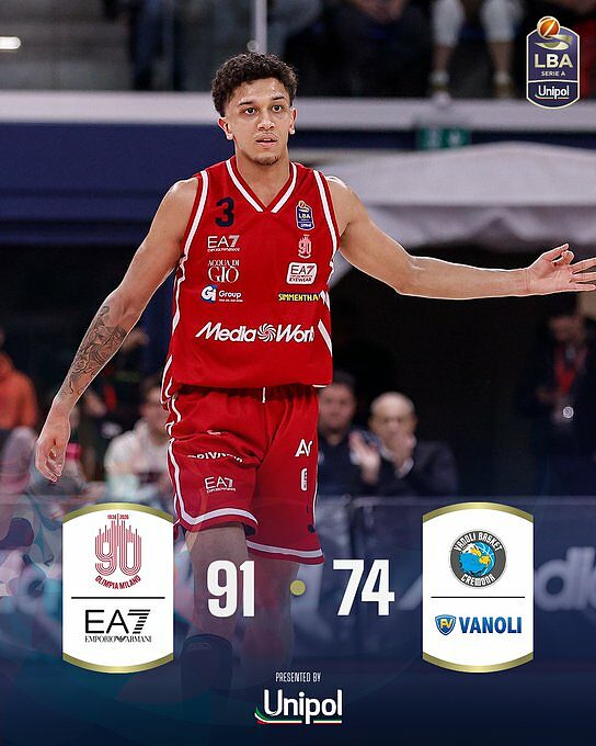 Olimpia Milano - Vanoli cremona