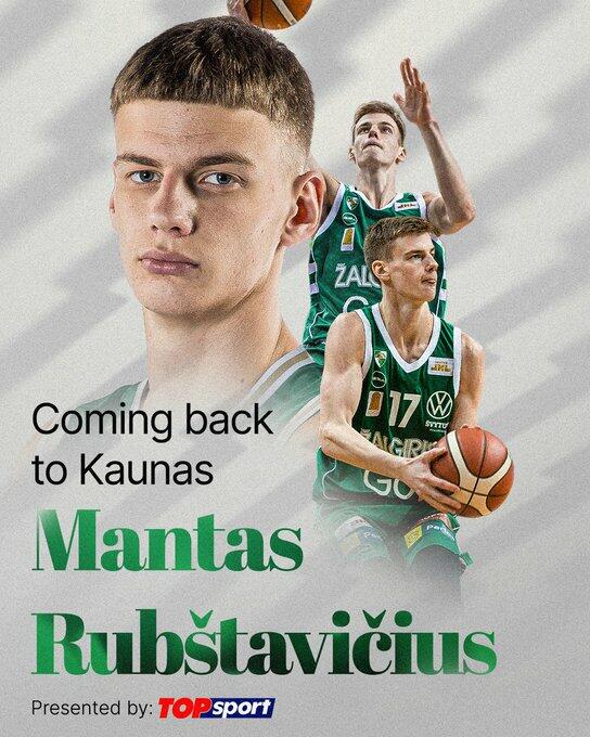 Mantas Rubstavicius, ritorno a Kaunas