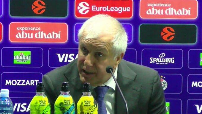 Zeljko Obradovic spettacolare in sala stampa dopo la W contro Milano