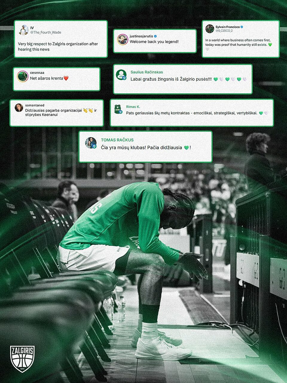 Keenan Evans, ti rivogliamo al top Campione!