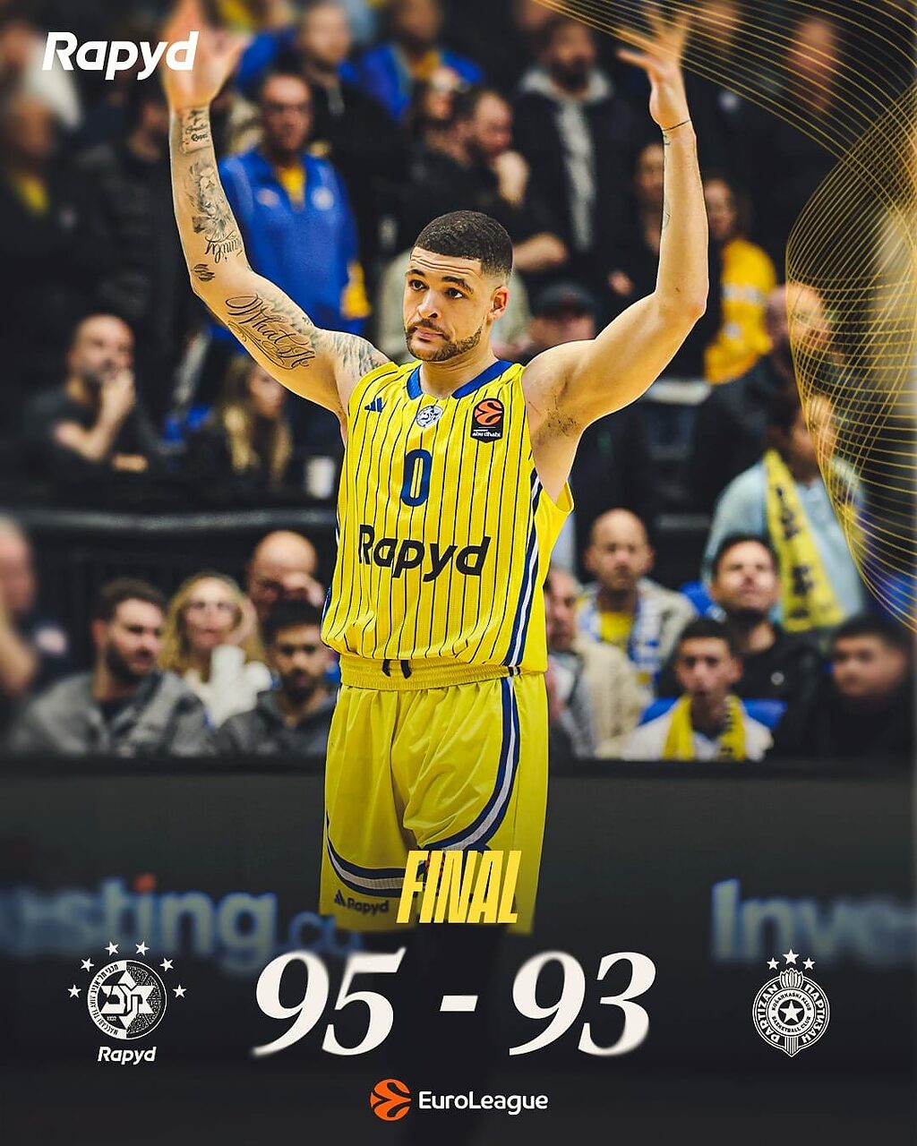 Vittoria in volata per il Maccabi