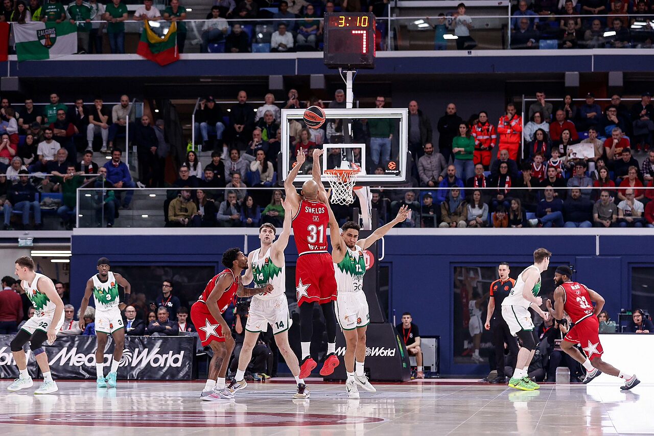 Shields al tiro contro lo Zalgiris