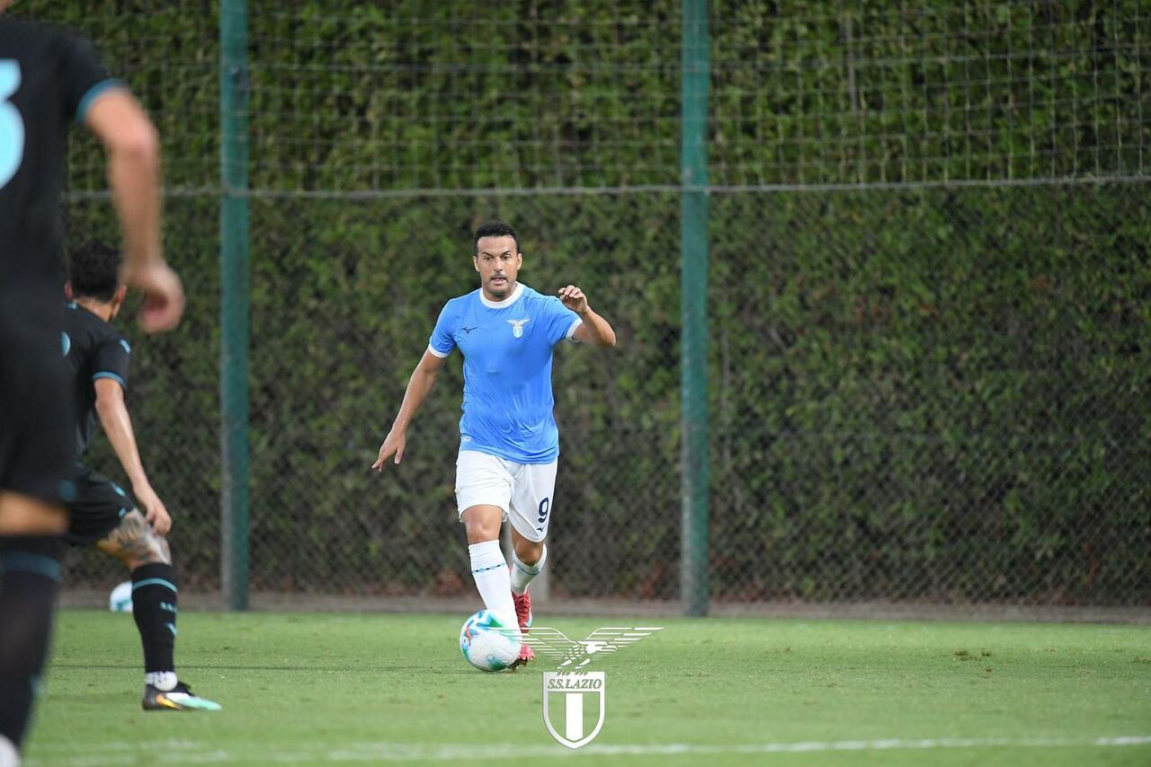 Pedro in azione nella prima amichevole