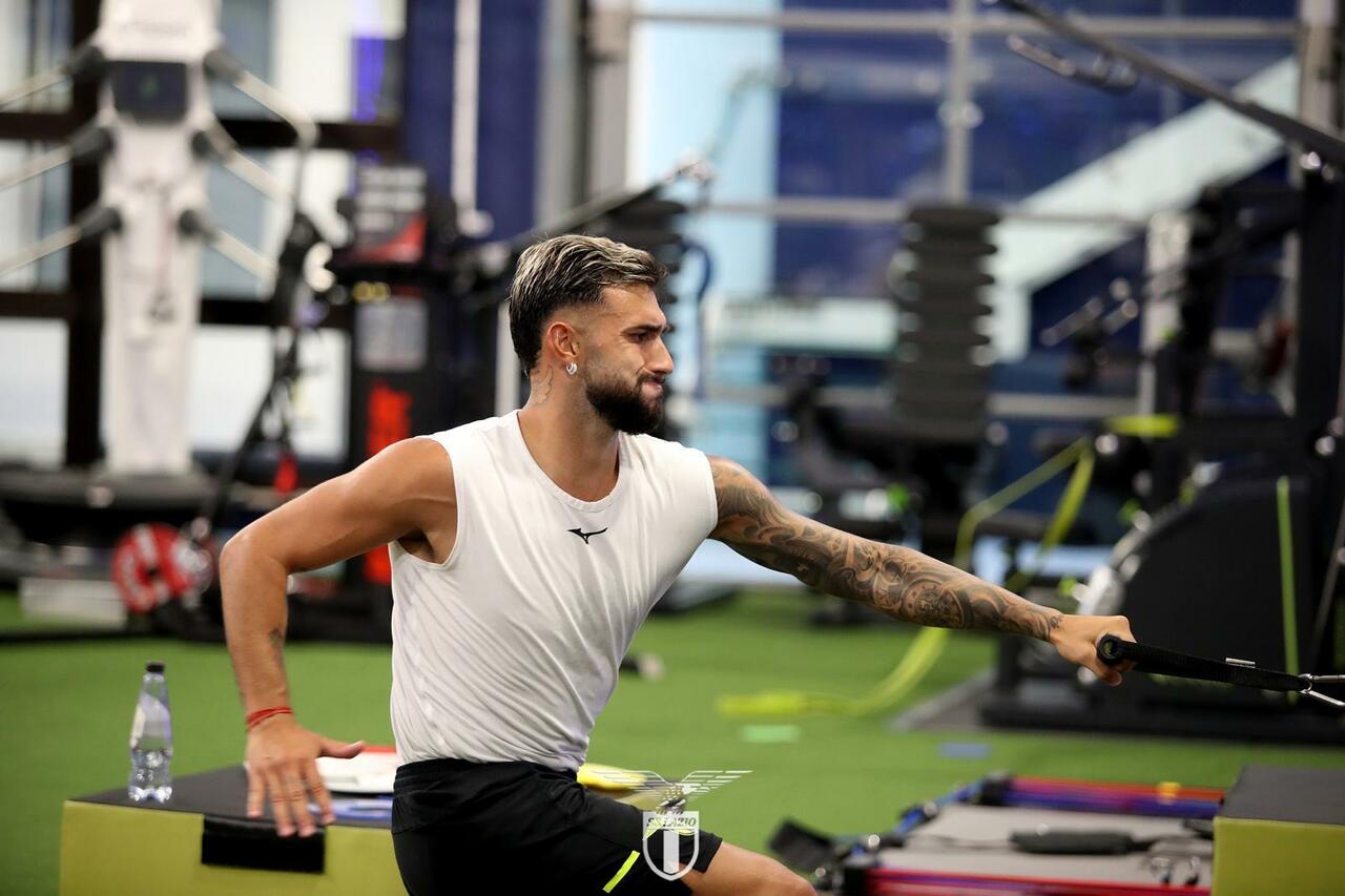 Castellanos in lavoro in palestra a Formello