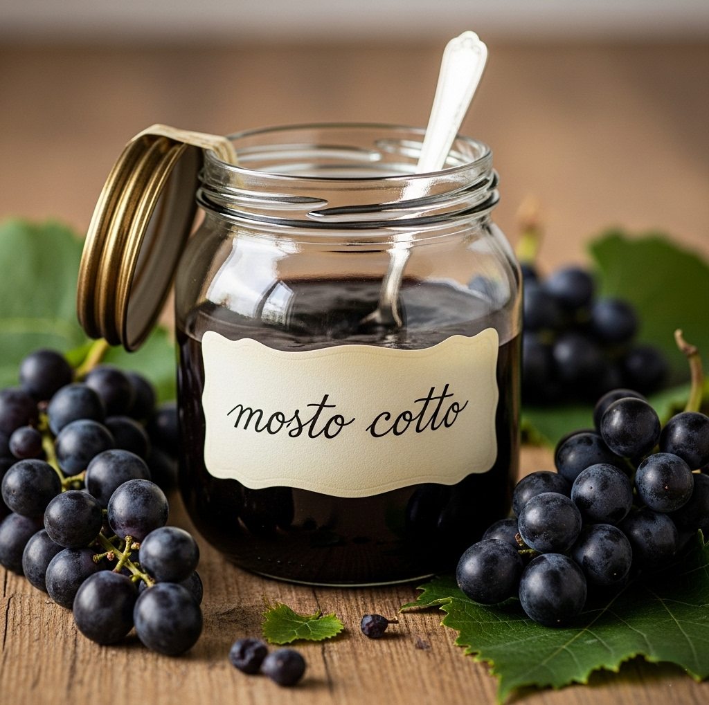mosto cotto d'uva in vasetto