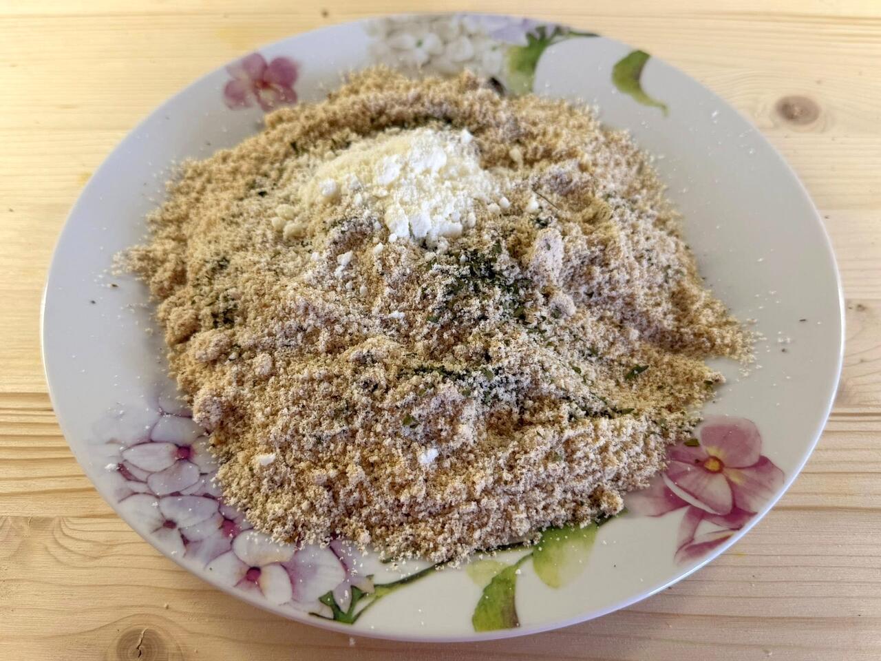 panatura aromatizzata di mandorle