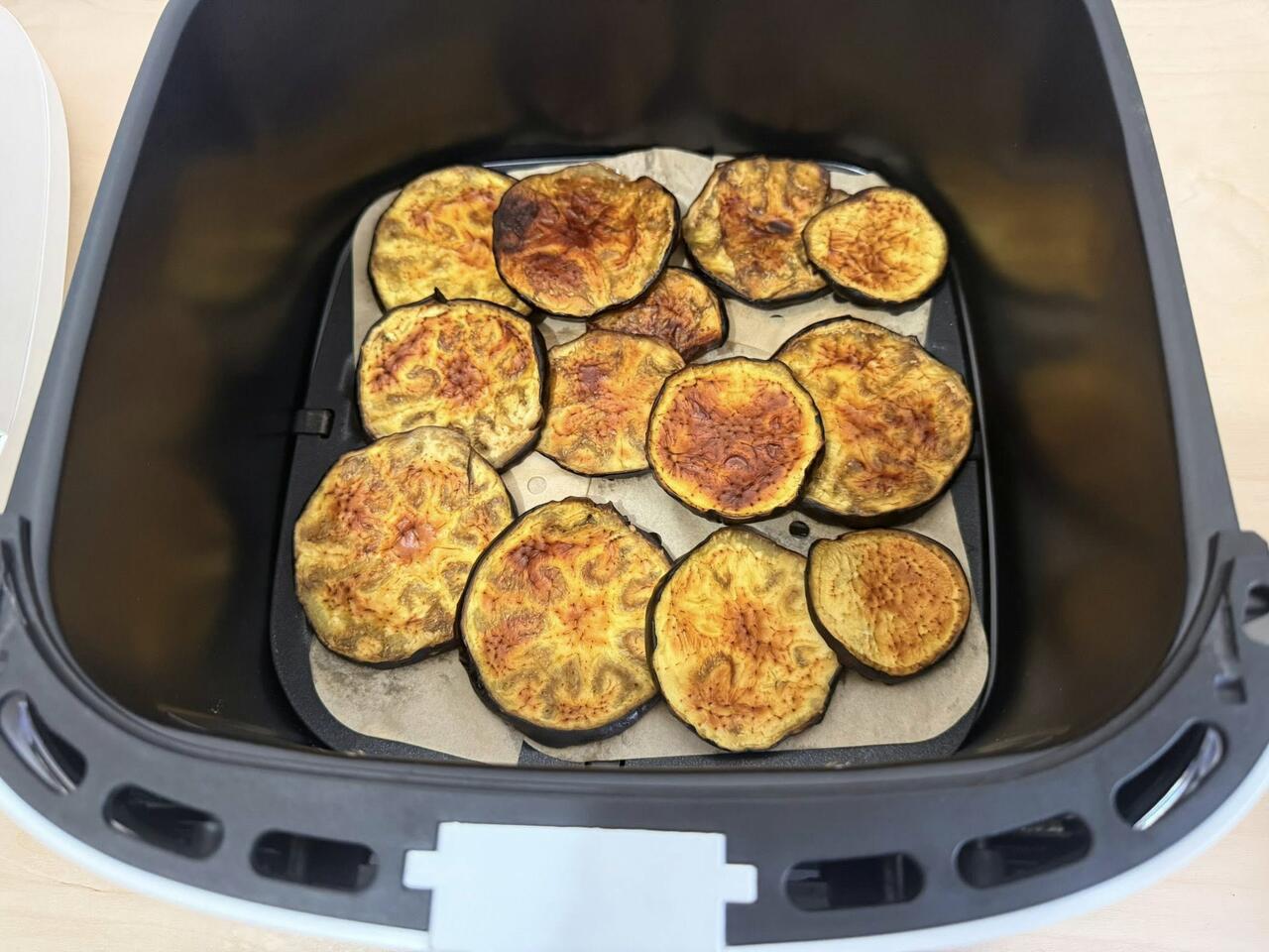 parmigiana di melanzane in friggitrice ad aria