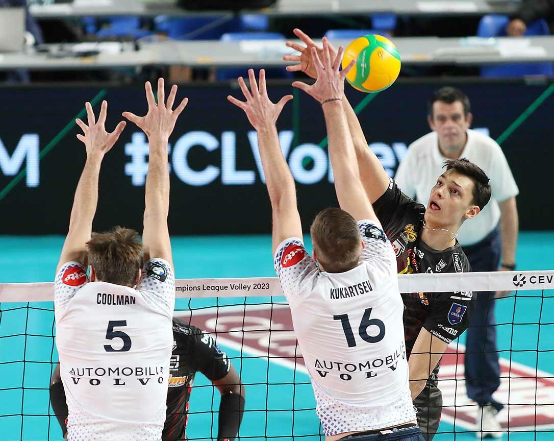 Champions League: Civitanova soffre ma vince 3-2 sul Roeselare