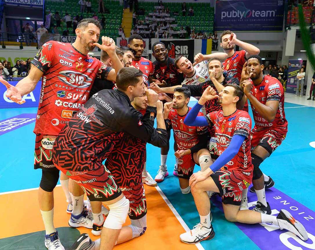 Superlega: 22esima vittoria di Perugia, 3-0 a Monza. Plotnytskyi MVP con 15 punti