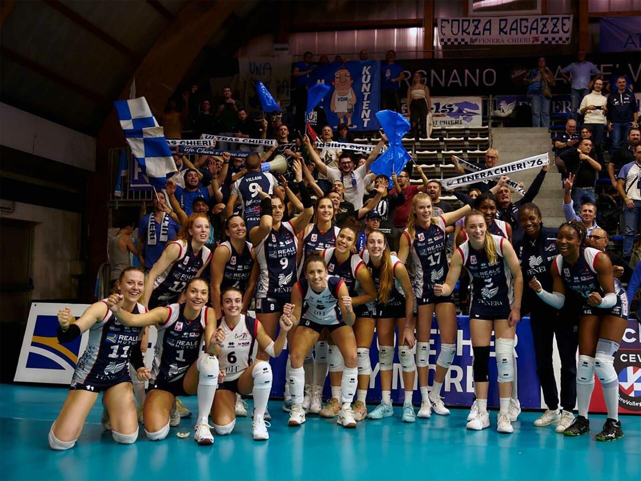 Challenge Cup F.: Chieri 76, debutto positivo in Europa. 3-0 al Gacko